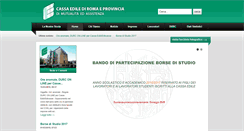 Desktop Screenshot of cassaedilediroma.it